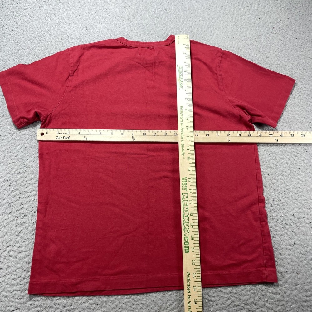 Abercrombie & Fitch T Shirt Womens XL Red Small Logo Graphic Tee Cotton VTG - Picture 6 of 9